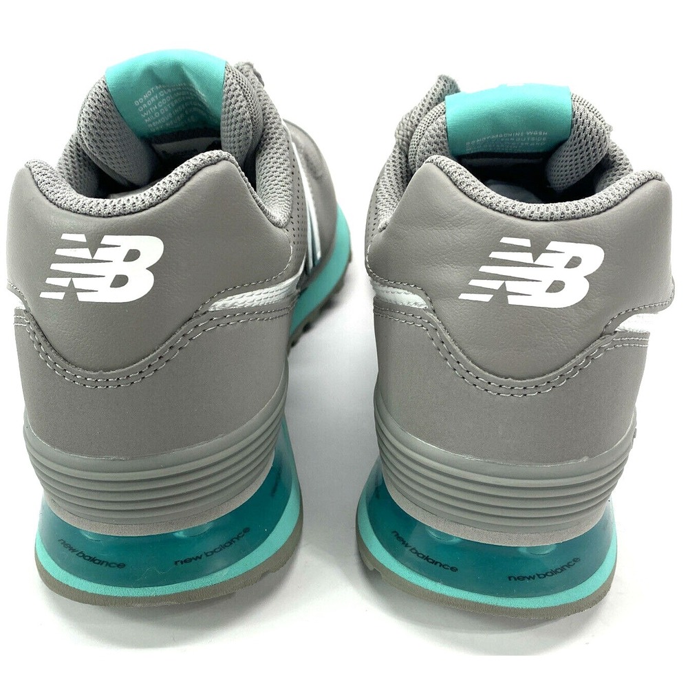 New Balance 574 Womens 11 B Grey Teal Walking Casual Running Shoe WL574EUB - Picture 4 of 5